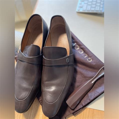 gucci broadwick loafer brown|Gucci loafers suede.